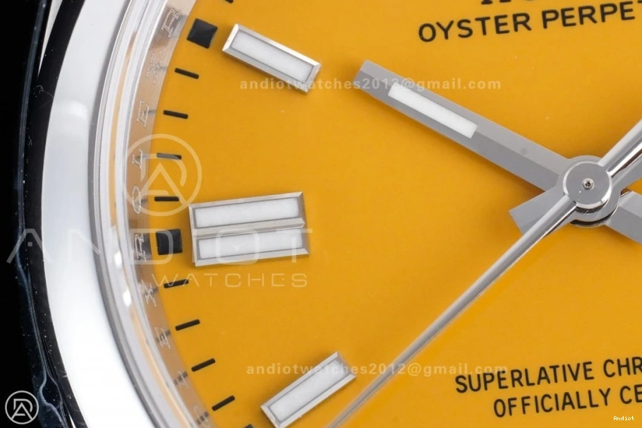 V2 DD3230 Yellow Oyster 126000 Steel 1:1 36mm VSF Perpetual 904L Best Dial Edition 0422